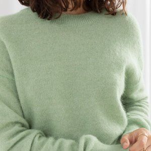 & Other Stories Fuzzy Wool Sweater XS